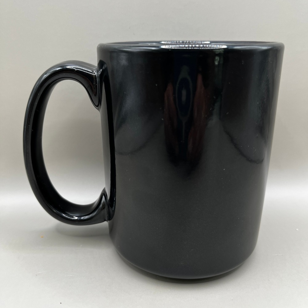 Old Guys Rule Pan Head Motorcycle Ceramic Coffee Mug 15 Oz Black New in Box - Picture 6 of 10